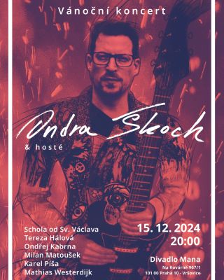 🎄 Přátelé, držíme tradici a zveme vás na vánoční koncert do vršovického divadla MANA. 🎶 Odpočiňte si od pečení a uklízení...